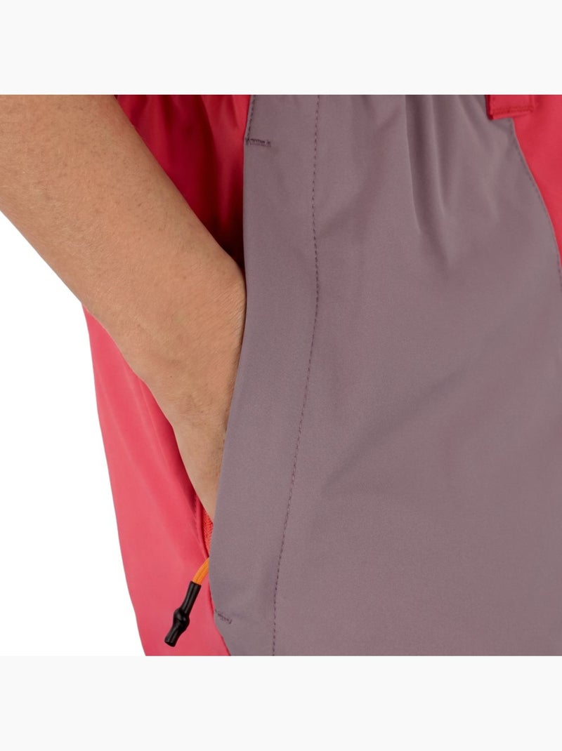 Calções de caminhada impermeáveis para mulher Rosa - Kiabi