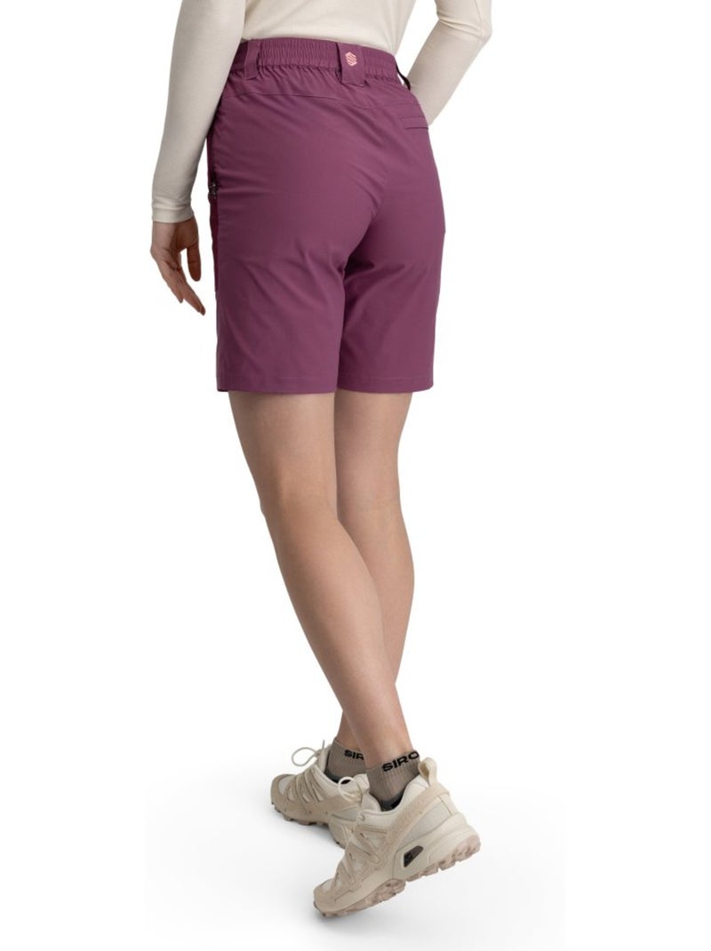 Calções de caminhada impermeáveis para mulher Roxo - Kiabi