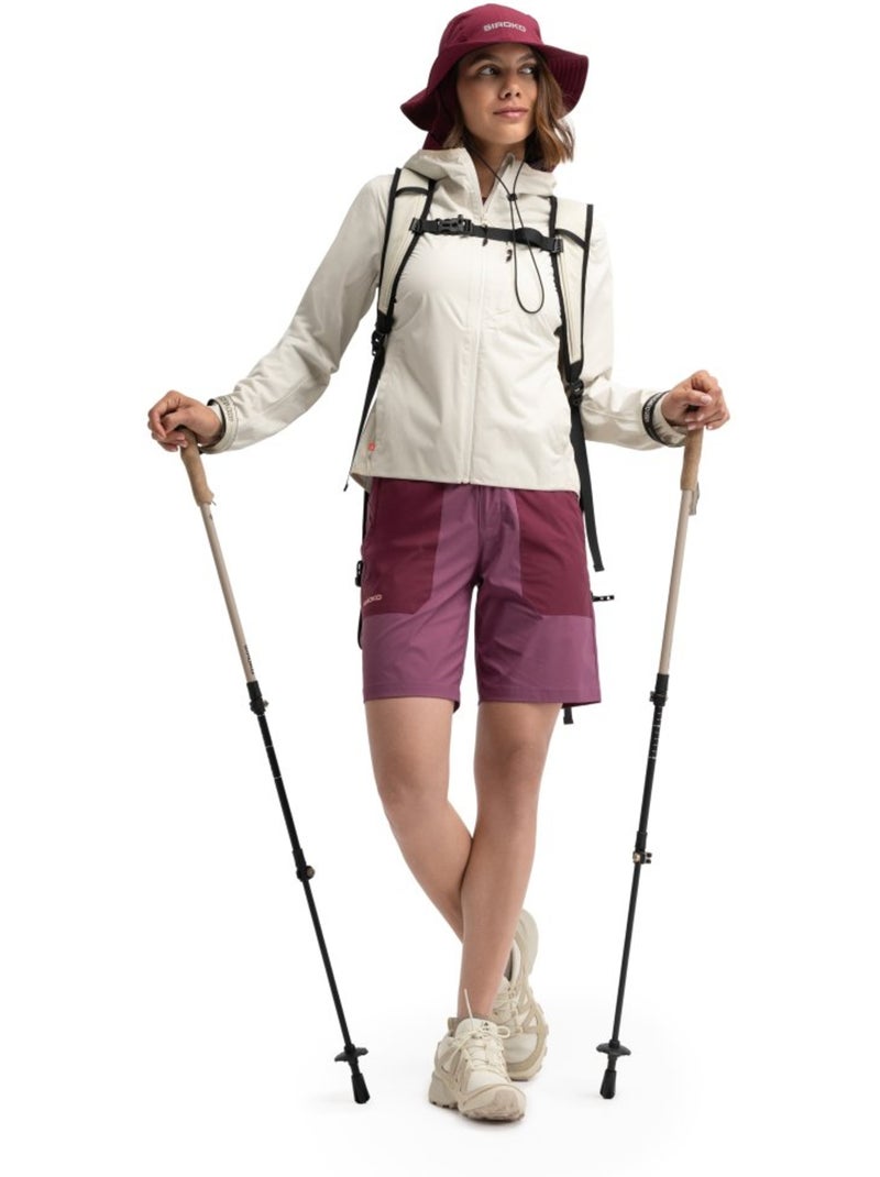 Calções de caminhada impermeáveis para mulher Roxo - Kiabi