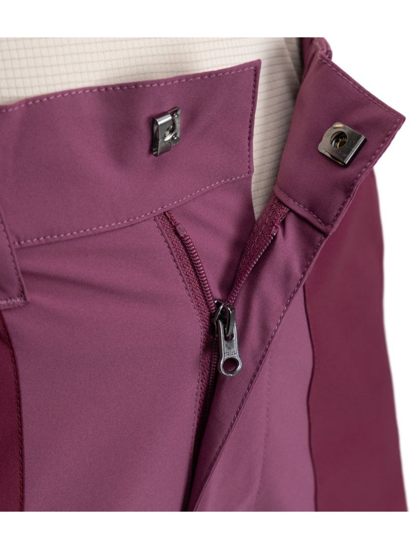 Calções de caminhada impermeáveis para mulher Roxo - Kiabi