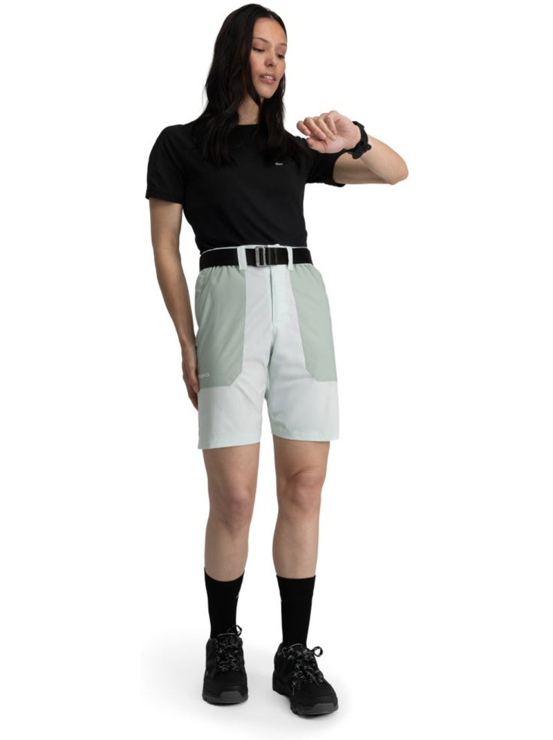 Calções de caminhada impermeáveis para mulher Verde - Kiabi