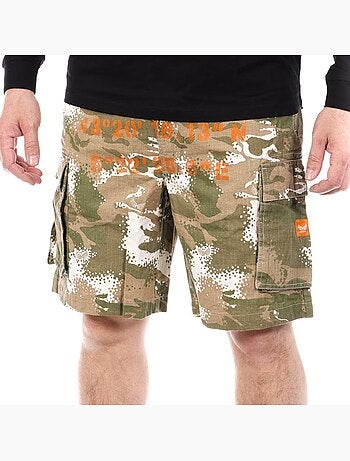 Calções de Camuflado Cáqui para Homem Kaporal Tactim