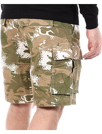 Calções de Camuflado Cáqui para Homem Kaporal Tactim