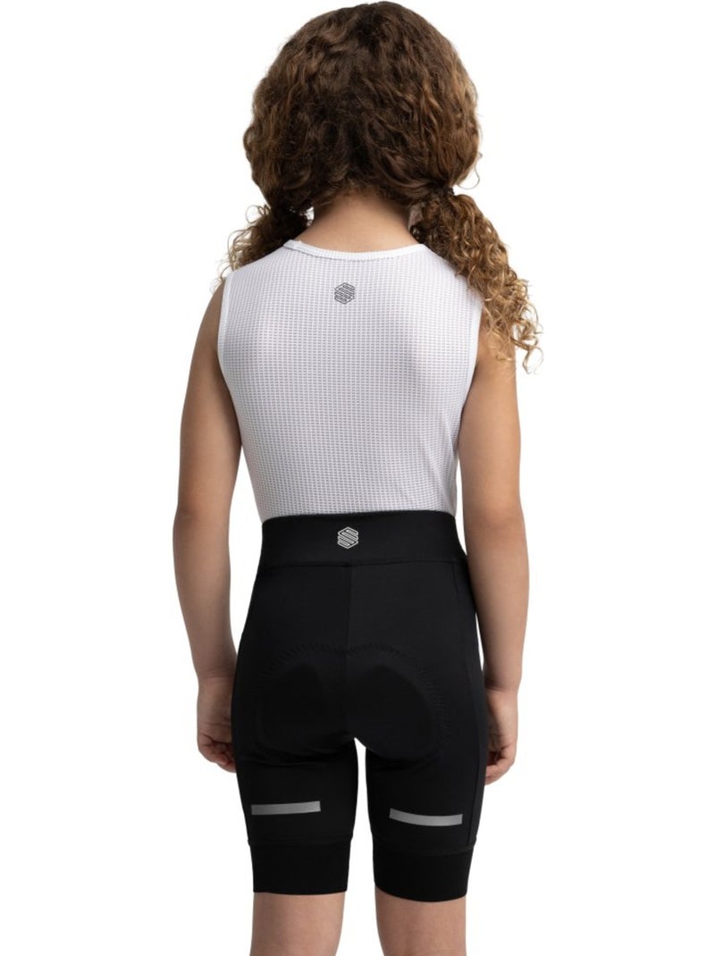 Calções de ciclismo almofadados para rapariga Preto - Kiabi