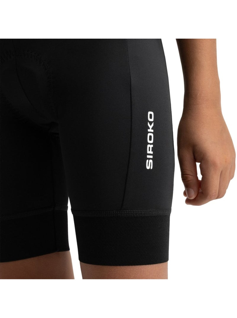 Calções de ciclismo almofadados para rapaz Preto - Kiabi