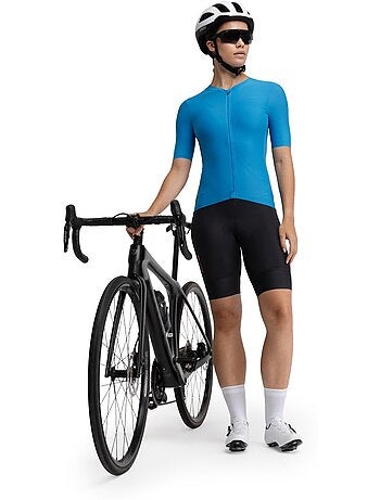 Calções de ciclismo com alças biodegradáveis para mulher