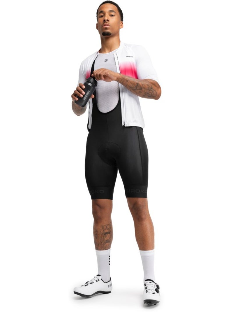 Calções de ciclismo com alças em tecido reciclado para homem Preto - Kiabi