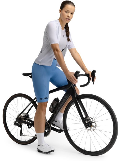 Calções de ciclismo com alças em tecido reciclado para mulher - Kiabi