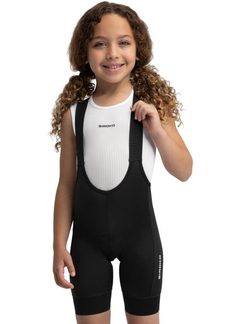 Calções de ciclismo com alças para rapariga - Kiabi