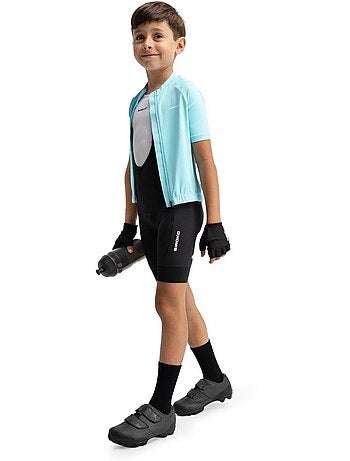 Calções de ciclismo com alças para rapaz