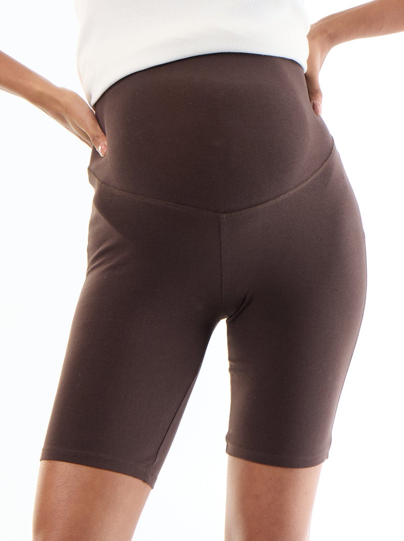 Calções de ciclismo de grávida Castanho - Kiabi