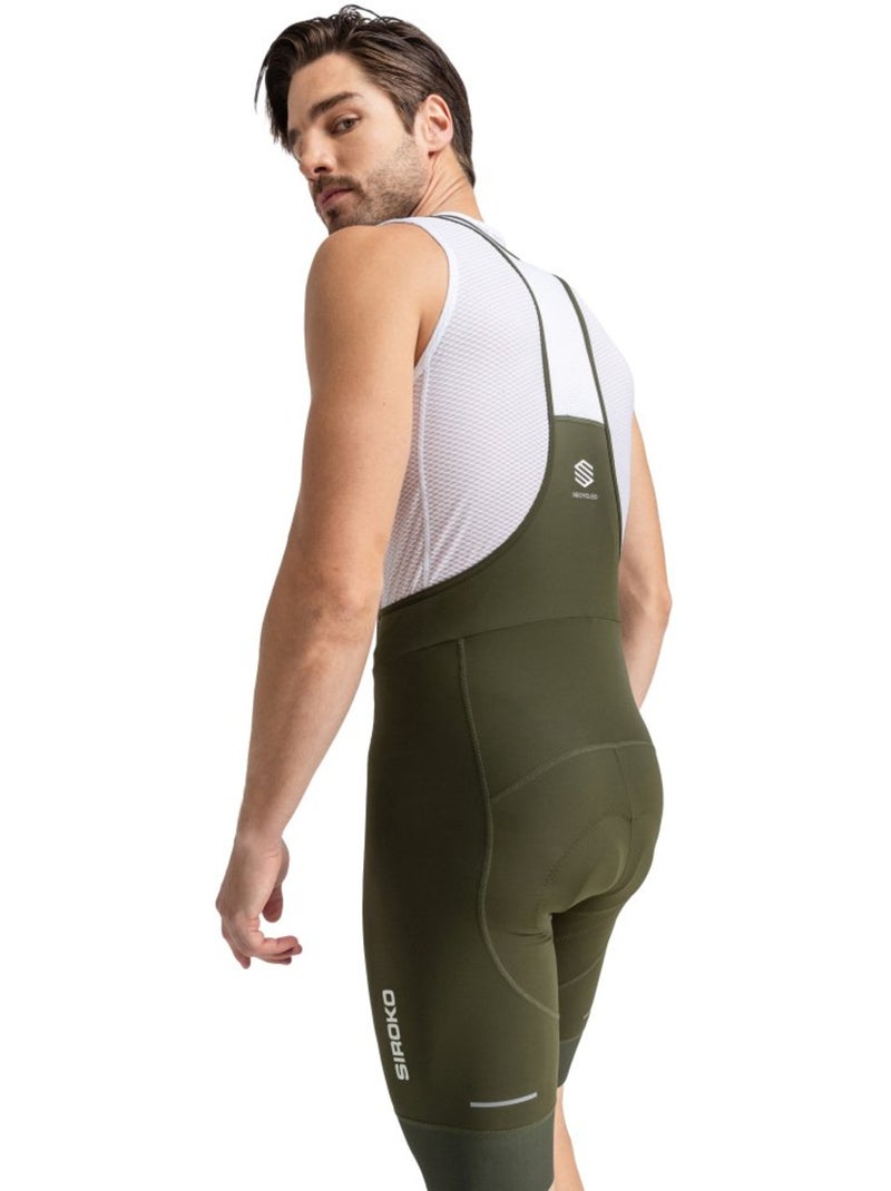 Calções de ciclismo de materiais reciclados para homem Verde - Kiabi