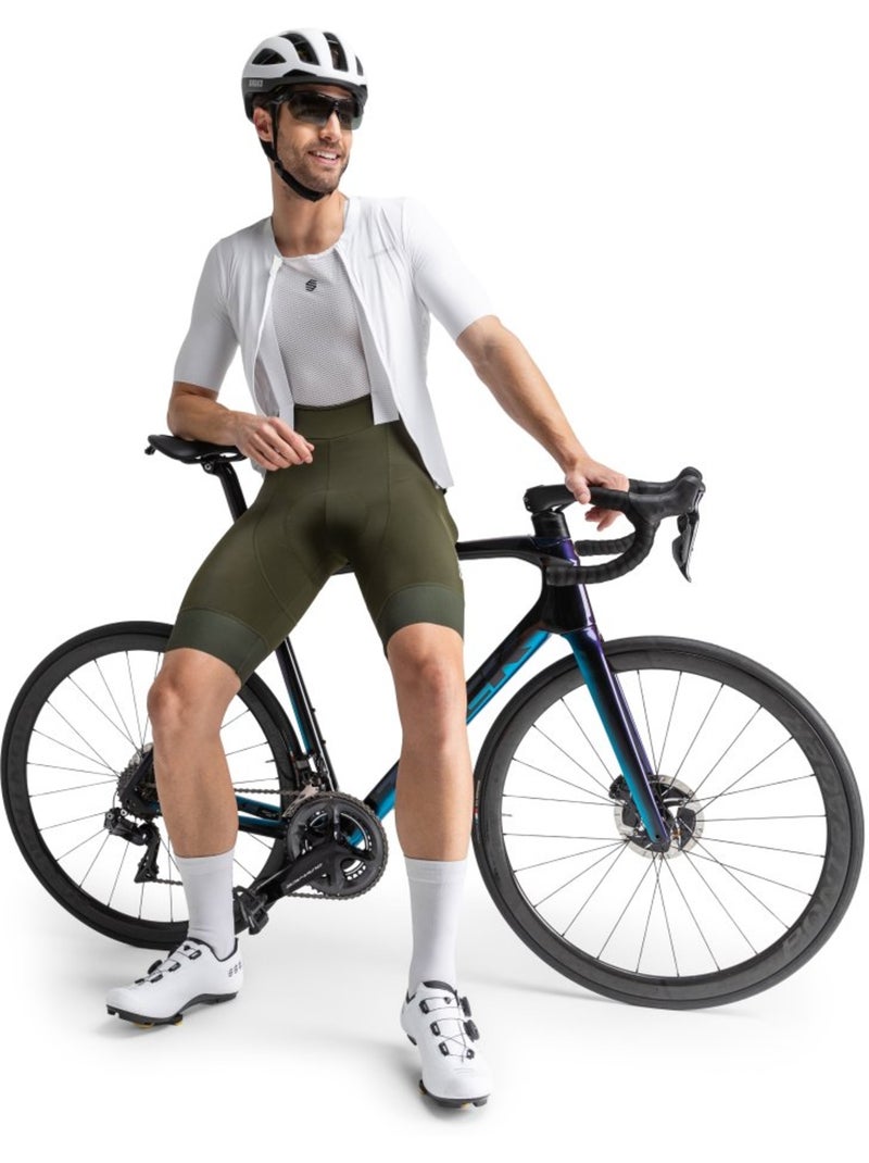 Calções de ciclismo de materiais reciclados para homem Verde - Kiabi