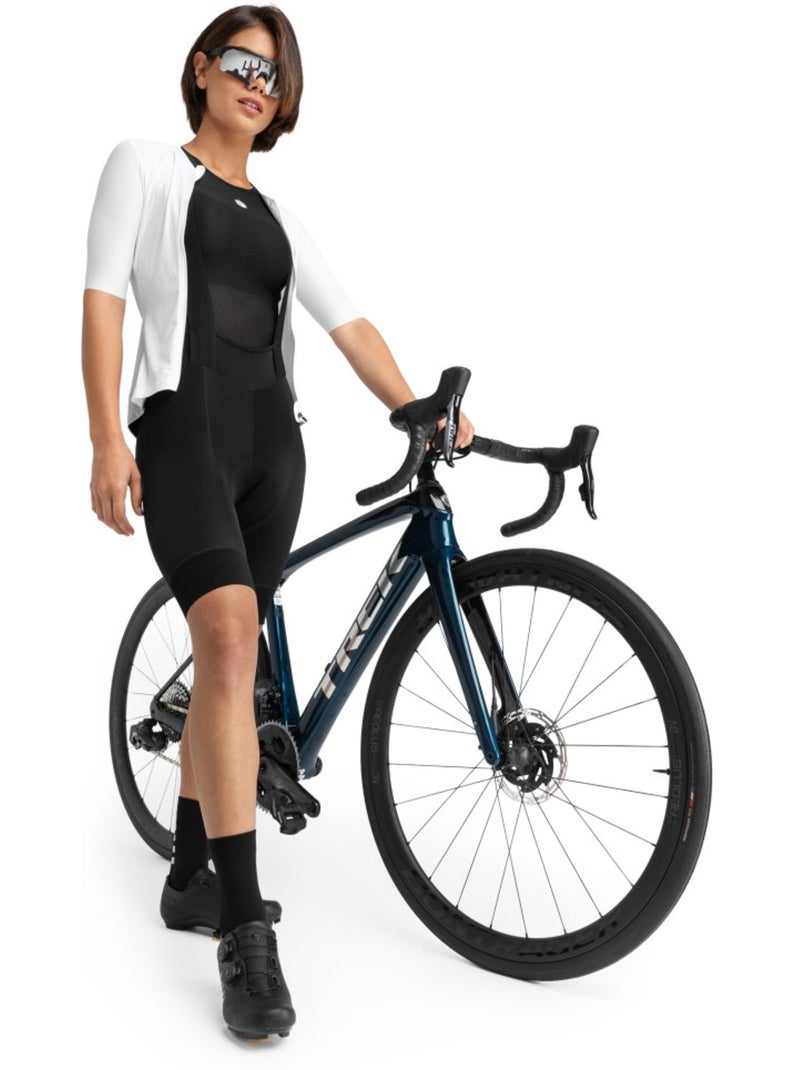 Calções de ciclismo de materiais reciclados para mulher Preto - Kiabi