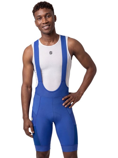 Calções de ciclismo gravel com alças para homem - Kiabi