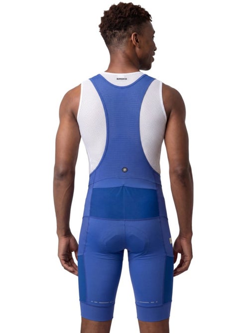 Calções de ciclismo gravel com alças para homem - Kiabi