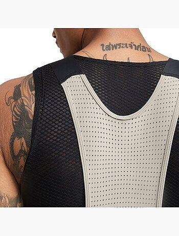 Calções de ciclismo gravel com alças para homem
