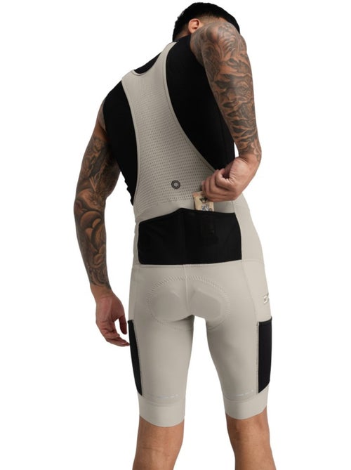 Calções de ciclismo gravel com alças para homem - Kiabi
