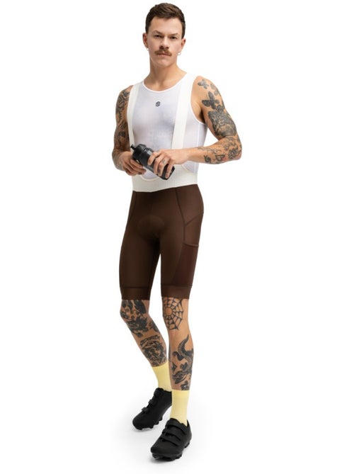 Calções de ciclismo gravel com alças para homem - Kiabi Calções de ciclismo gravel com alças para homem - Kiabi