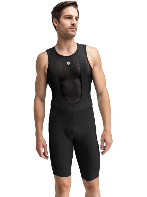 Calções de ciclismo gravel com alças para homem - Kiabi