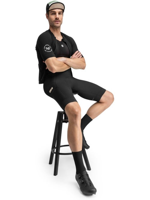 Calções de ciclismo gravel com alças para homem - Kiabi