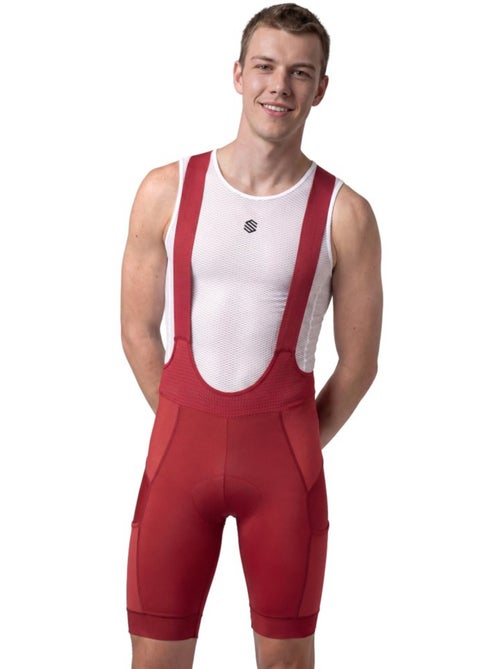 Calções de ciclismo gravel com alças para homem - Kiabi