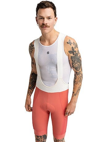 Calções de ciclismo gravel com alças para homem