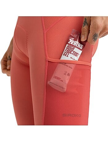 Calções de ciclismo gravel com alças para homem