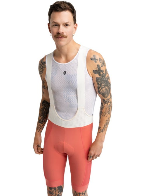Calções de ciclismo gravel com alças para homem - Kiabi