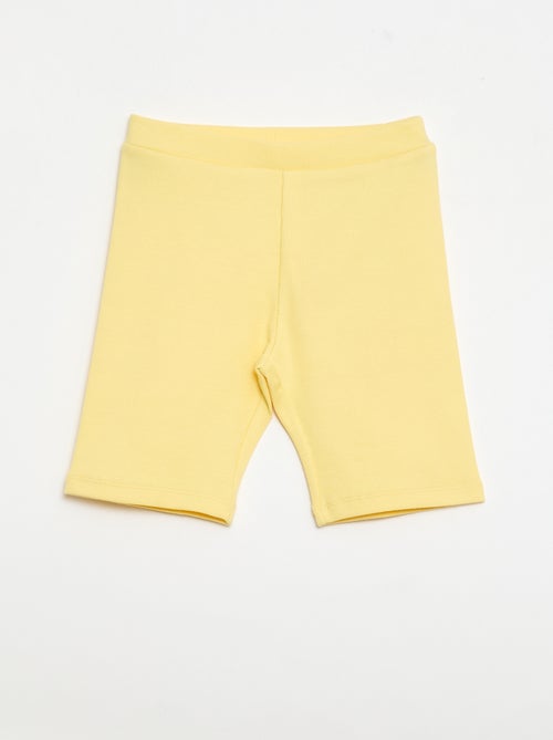 Calções de ciclista canelados - Kiabi