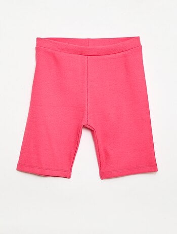 Calções de ciclista canelados