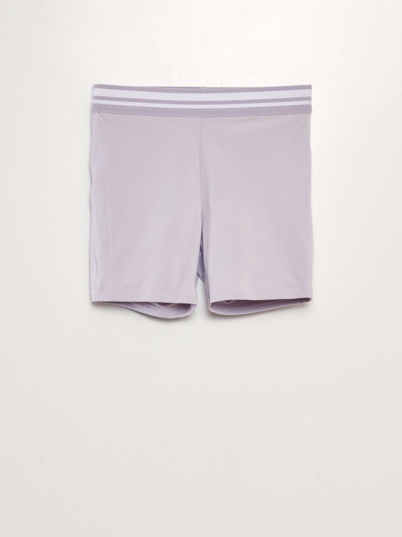 Calções de ciclista com cinto contrastado VIOLETA - Kiabi