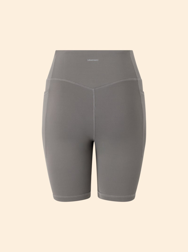 Calções de ciclista desportivos - (ekstract) Cinza - Kiabi