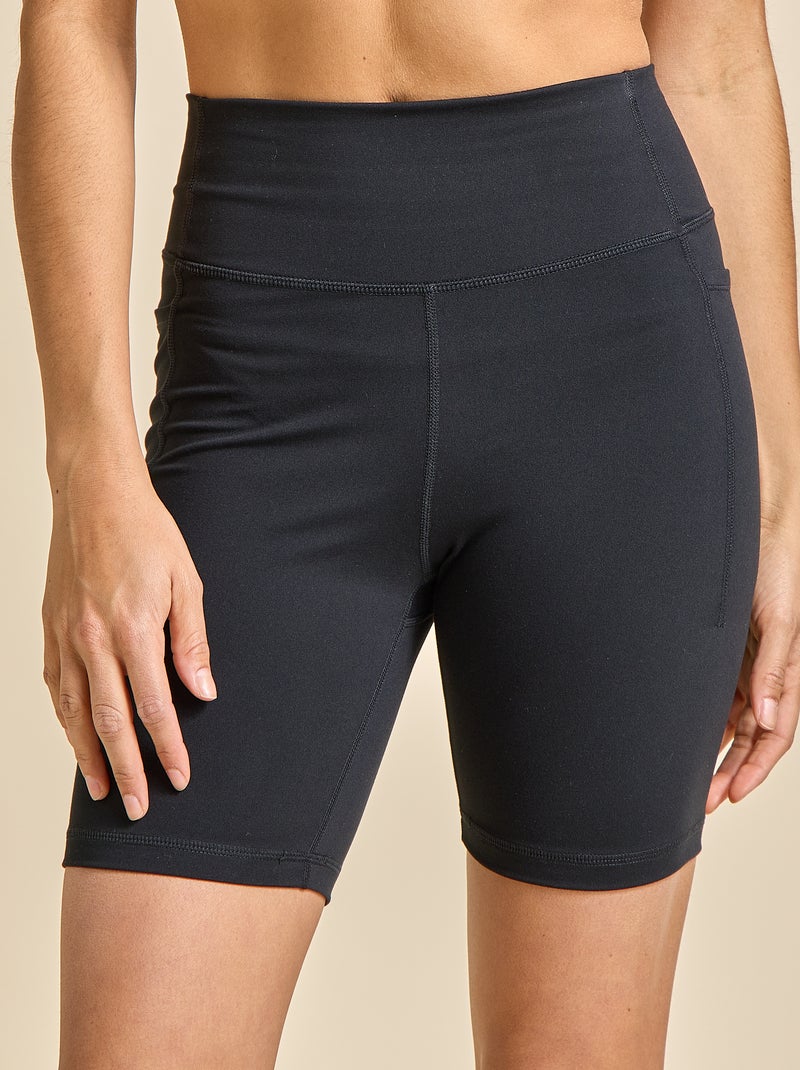 Calções de ciclista desportivos - (ekstract) Preto - Kiabi