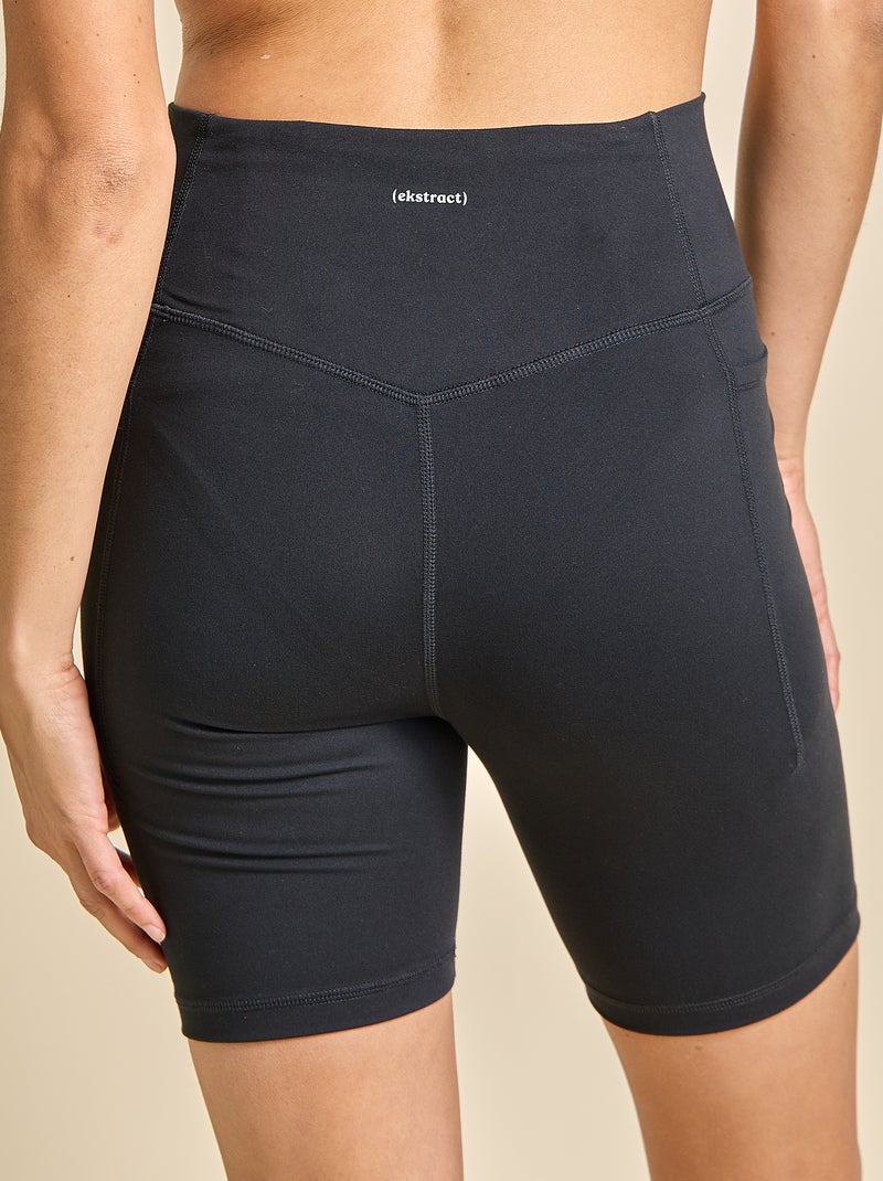 Calções de ciclista desportivos - (ekstract) Preto - Kiabi