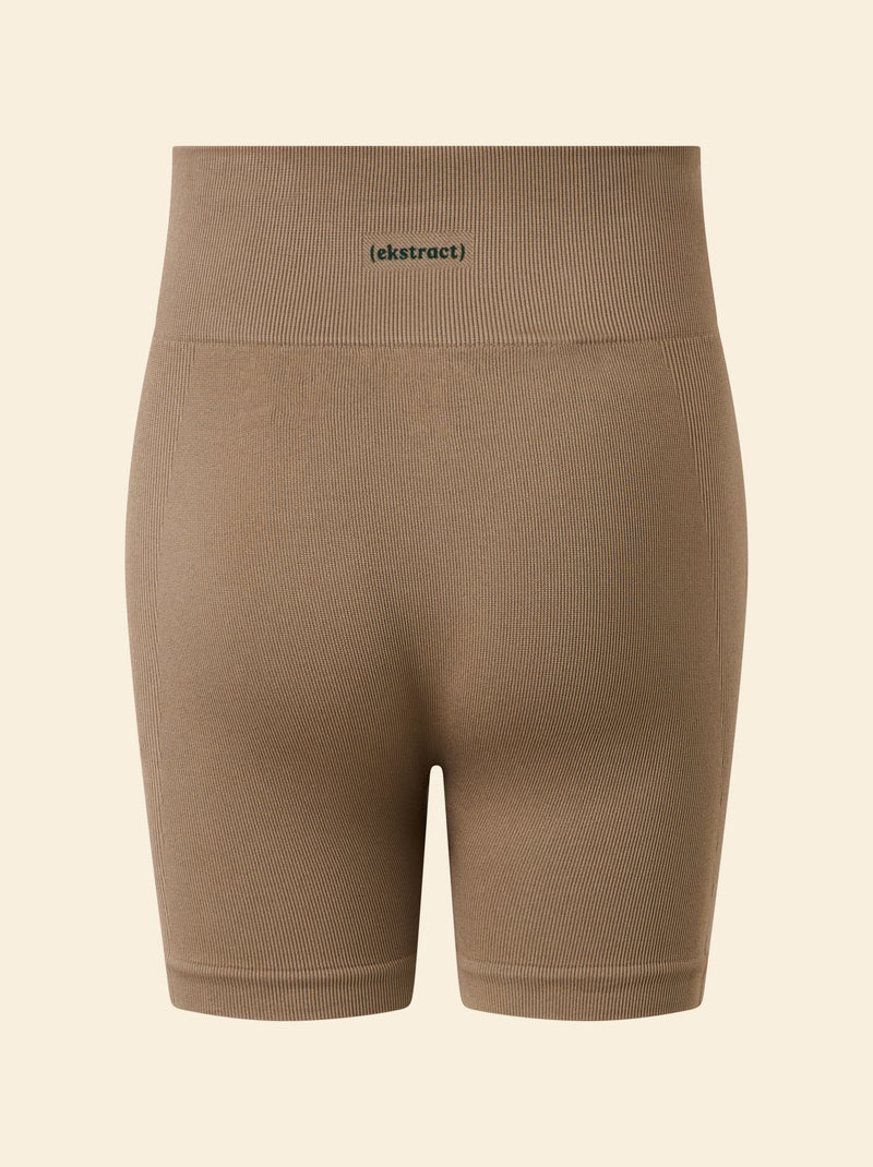 Calções de ciclista desportivos sem costuras - (ekstract) Bege - Kiabi