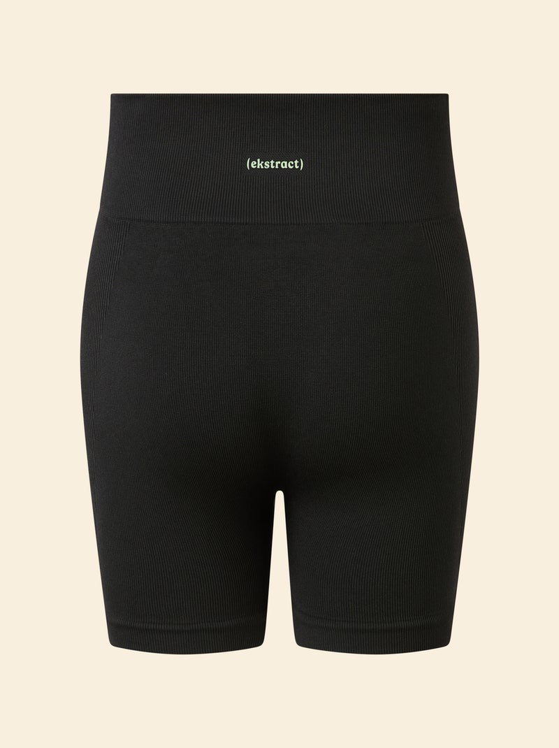 Calções de ciclista desportivos sem costuras - (ekstract) Preto - Kiabi
