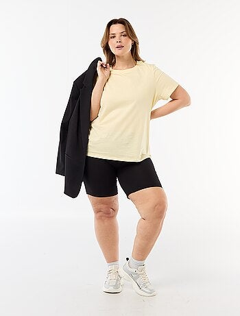 Calções de ciclista lisos