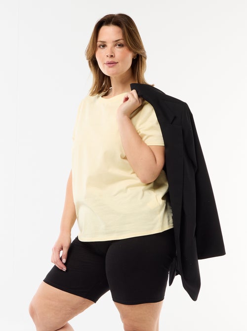 Calções de ciclista lisos - Kiabi