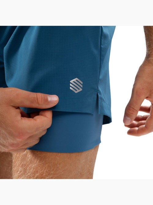 Calções de corrida 2 em 1 para homem - Kiabi