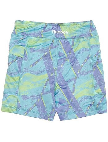 Calções de Criança Reebok PKT Hot em Roxo/Azul/Verde