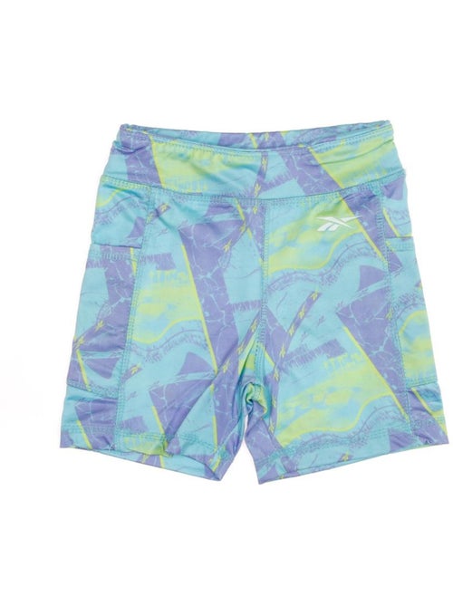 Calções de Criança Reebok PKT Hot em Roxo/Azul/Verde - Kiabi Calções de Criança Reebok PKT Hot em Roxo/Azul/Verde - Kiabi