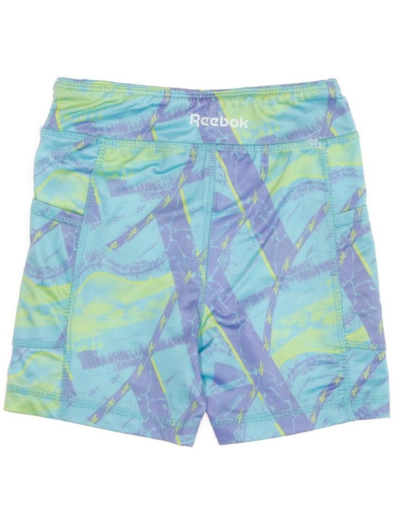 Calções de Criança Reebok PKT Hot em Roxo/Azul/Verde Azul - Kiabi