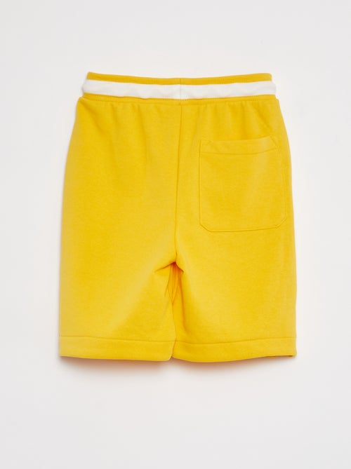 Calções de desporto com cintura contrastante - Kiabi