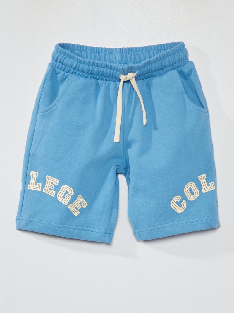 Calções de desporto em algodão BRANCO - Kiabi