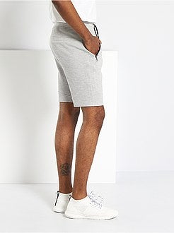 Calções de desporto em malha jersey revirada - Kiabi