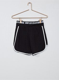 Menina 10-18 anos - Calções de desporto em moletão - Kiabi