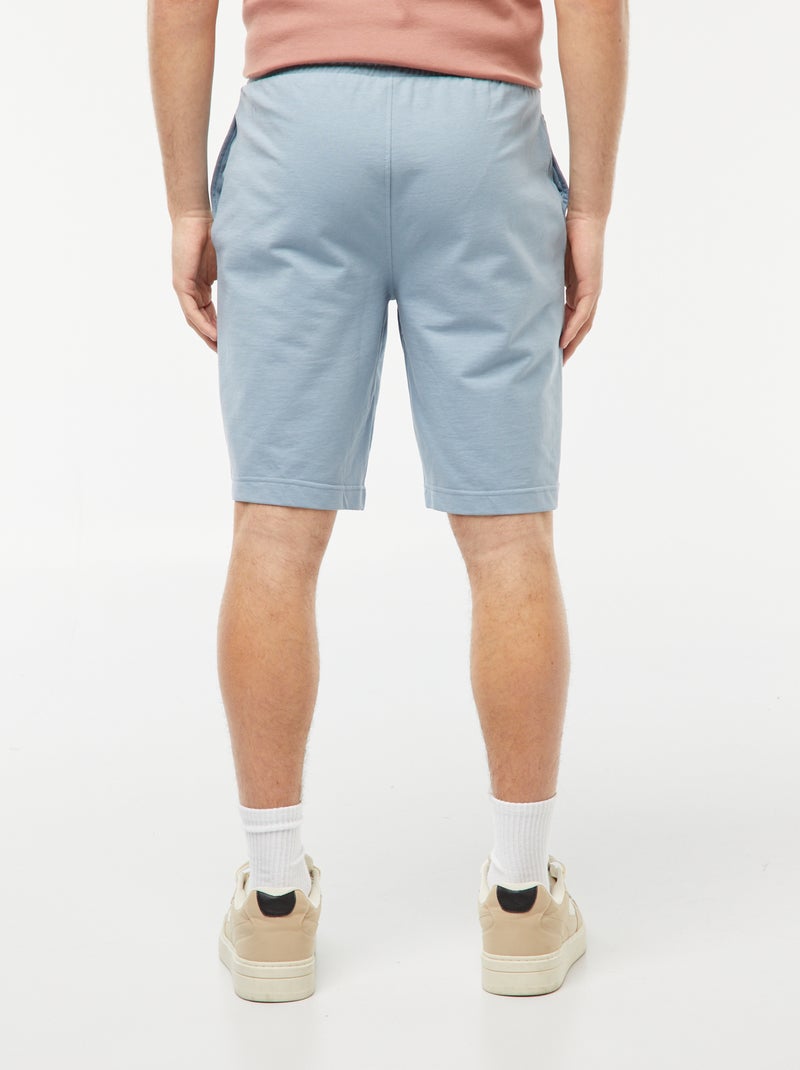 Calções de desporto estilo jogger AZUL - Kiabi