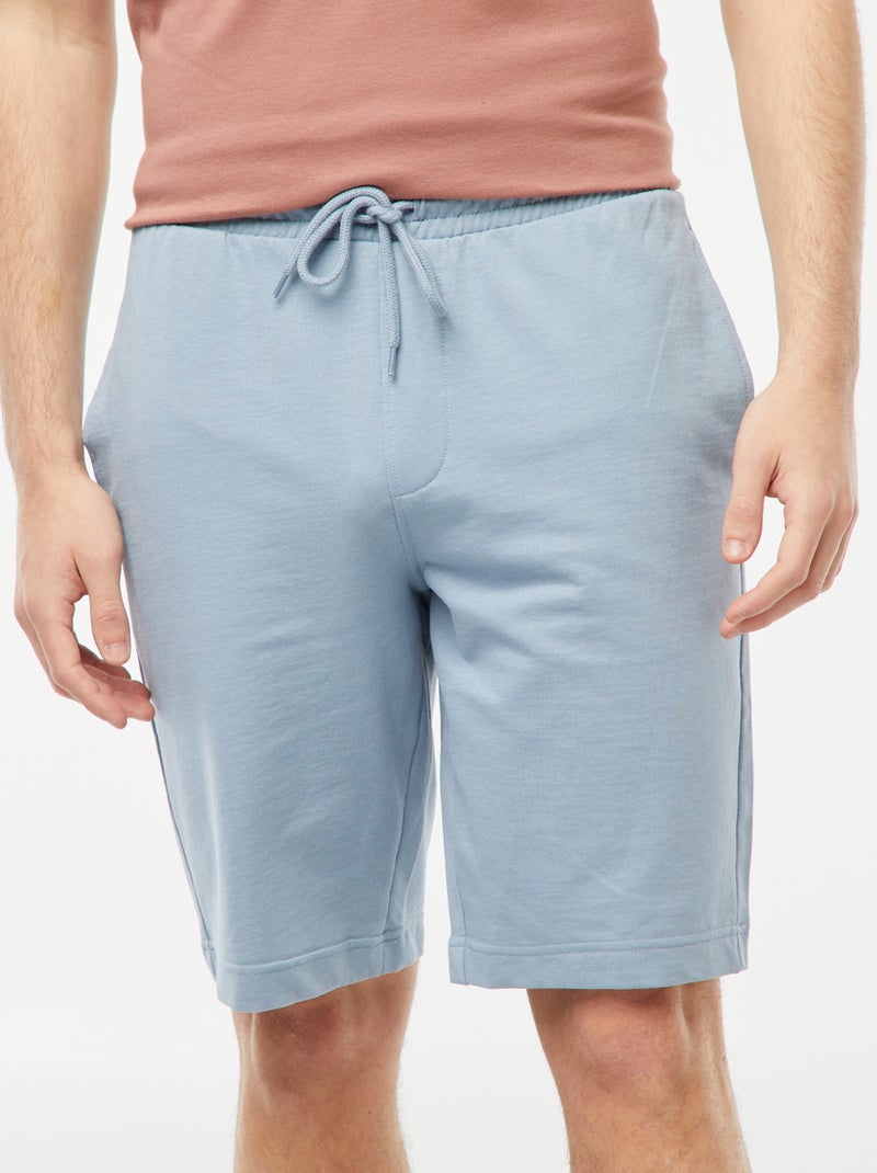 Calções de desporto estilo jogger AZUL - Kiabi
