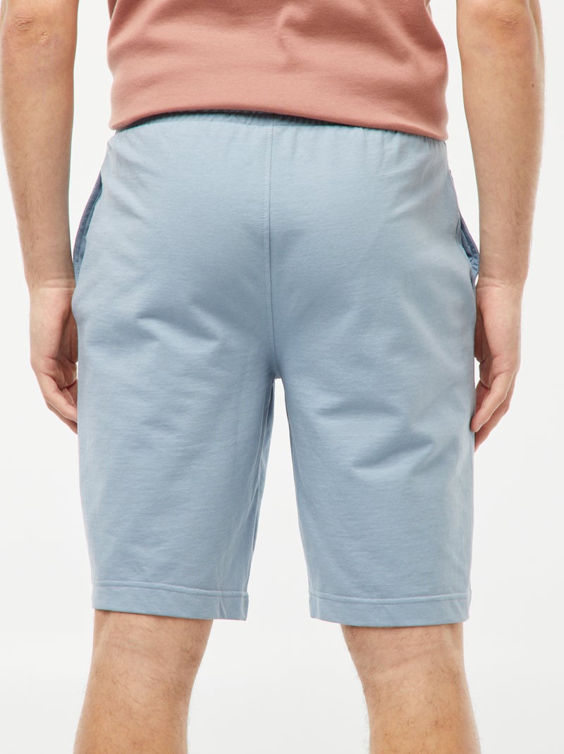 Calções de desporto estilo jogger AZUL - Kiabi